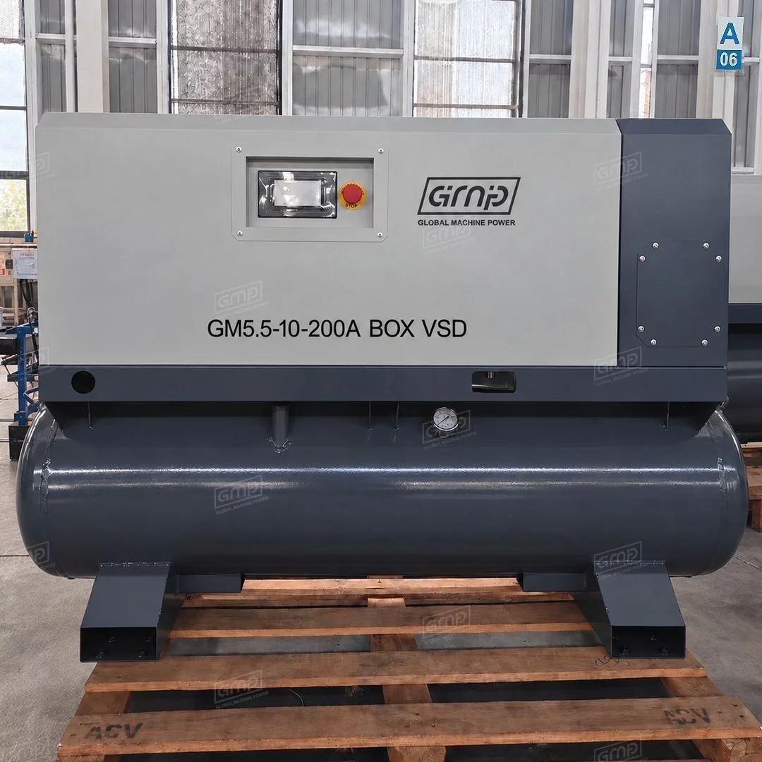 Винтовой компрессор GMP GM 5,5-10-200A BOX VSD